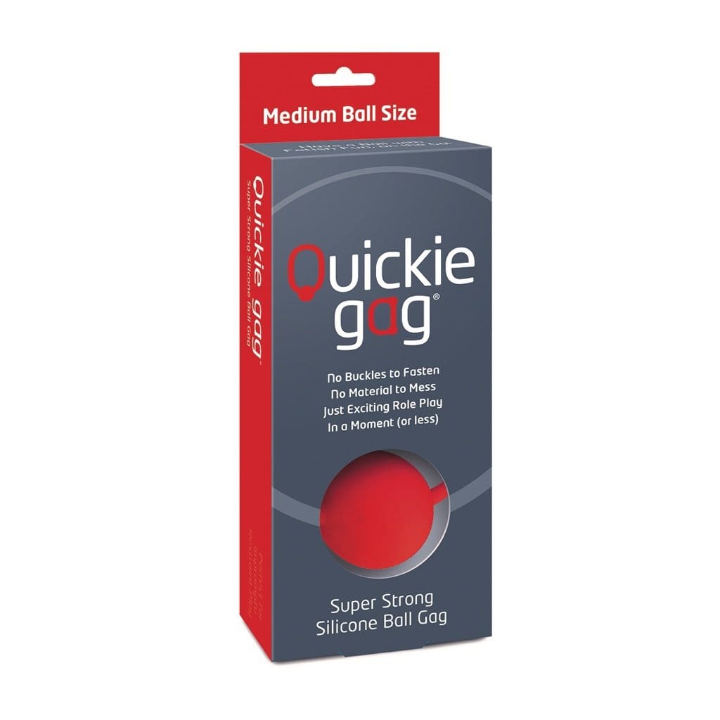 Creative Conceptions Quickie Ball Gag Medium Red - Rolik®