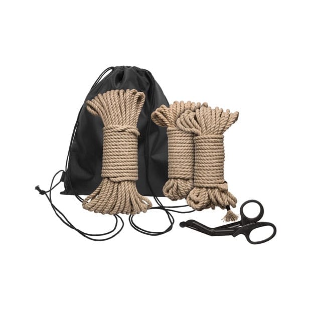 Doc Johnson® Kink Bind & Tie Initiation Hemp Rope Kit - Rolik®