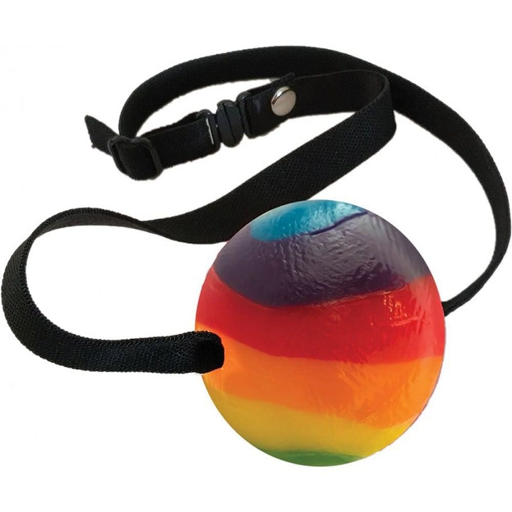 Hott Products Rainbow Edible Candy Ball Gag - Rolik®