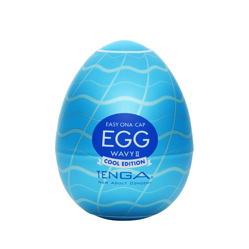 Tenga® Egg Disposable Masturbator Wavy II Cool Edition - Tenga® Egg Disposable Masturbator - Rolik®