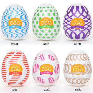Tenga® Egg Disposable Masturbator 6 Pack Easy Beat Wonder Set - Rolik®