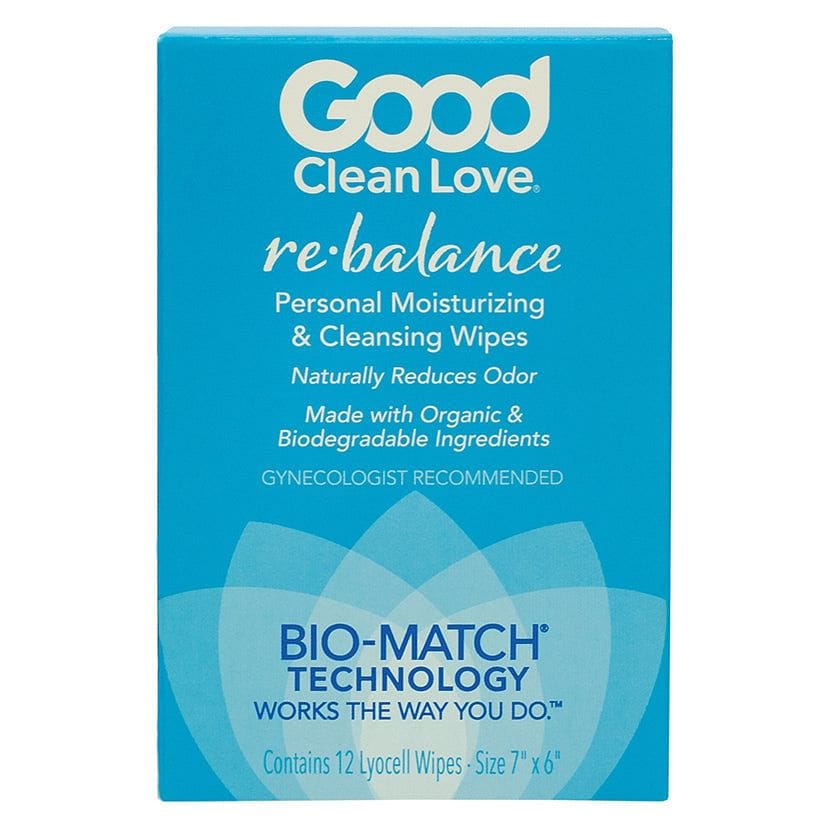 Good Clean Love™ Rebalance Cleansing Wipes 12-Pack - Rolik®