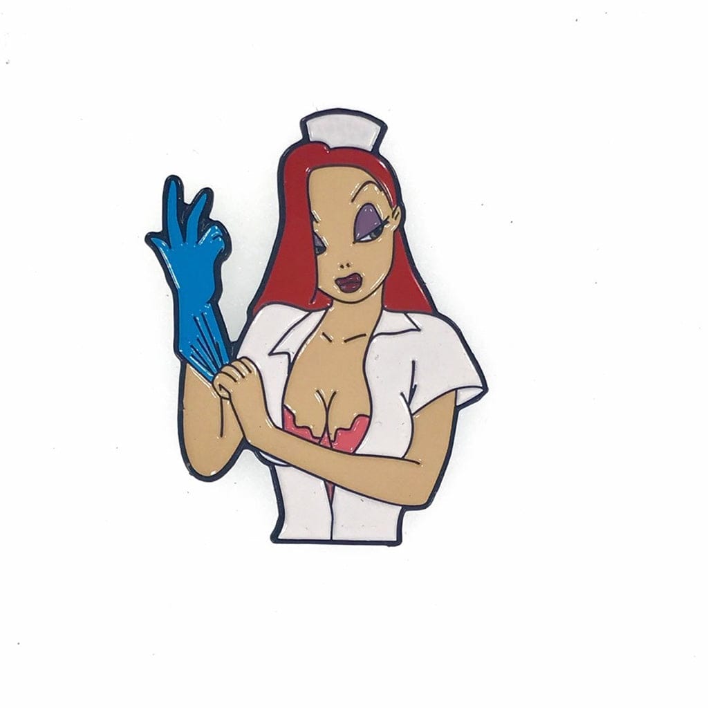 Geeky and Kinky Nurse Jessica Enamel Pin - Rolik®