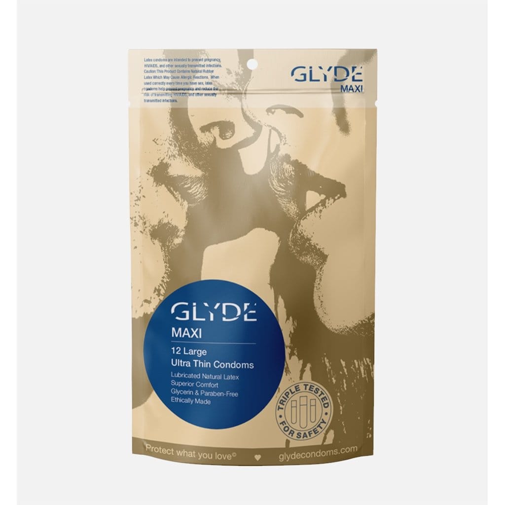 Glyde Maxi XL Condoms 12 Pack - Rolik®