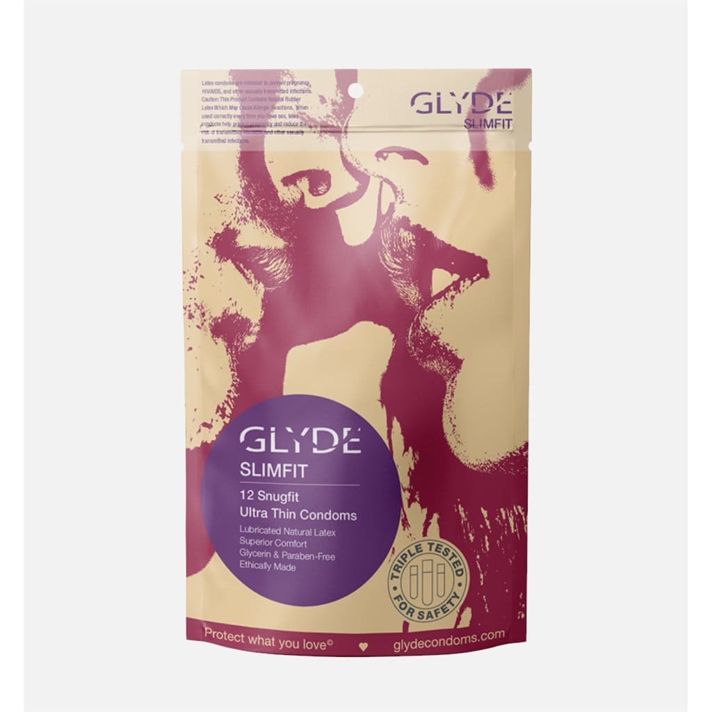 Glyde Slimfit Condoms 12-Pack - Rolik®