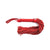 Rouge Garments® H-Style Short Leather Flogger Red - Rolik®