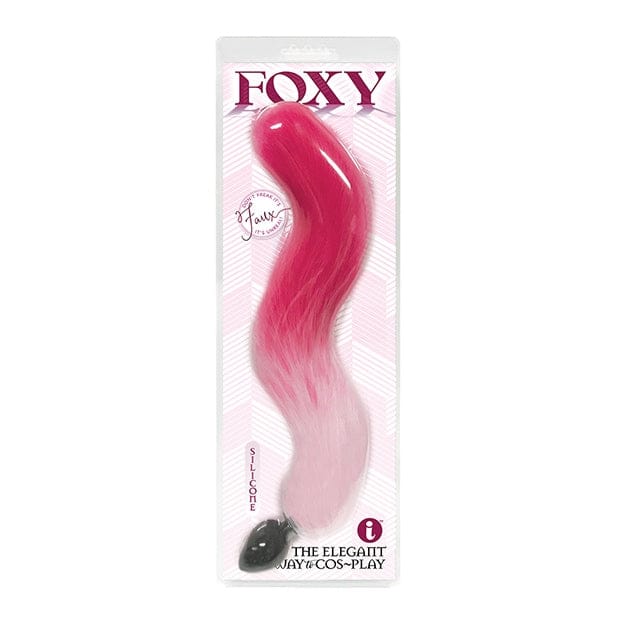 Icon Brands Foxy Fox Tail Silicone Butt Plug Pink - Rolik®