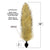 Icon Brands Foxy Fox Tail Silicone Butt Plug Gold - Rolik®