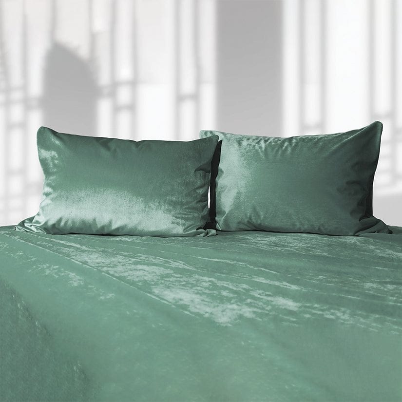 Liberator® Liquid Velvet Sheet & Pillow Covers Sage Green - Rolik®