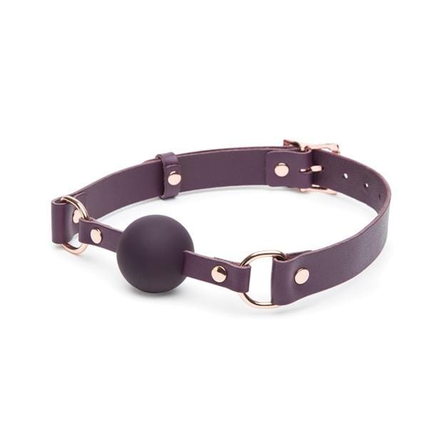 Lovehoney® Fifty Shades Cherished Collection Leather Ball Gag - Rolik®