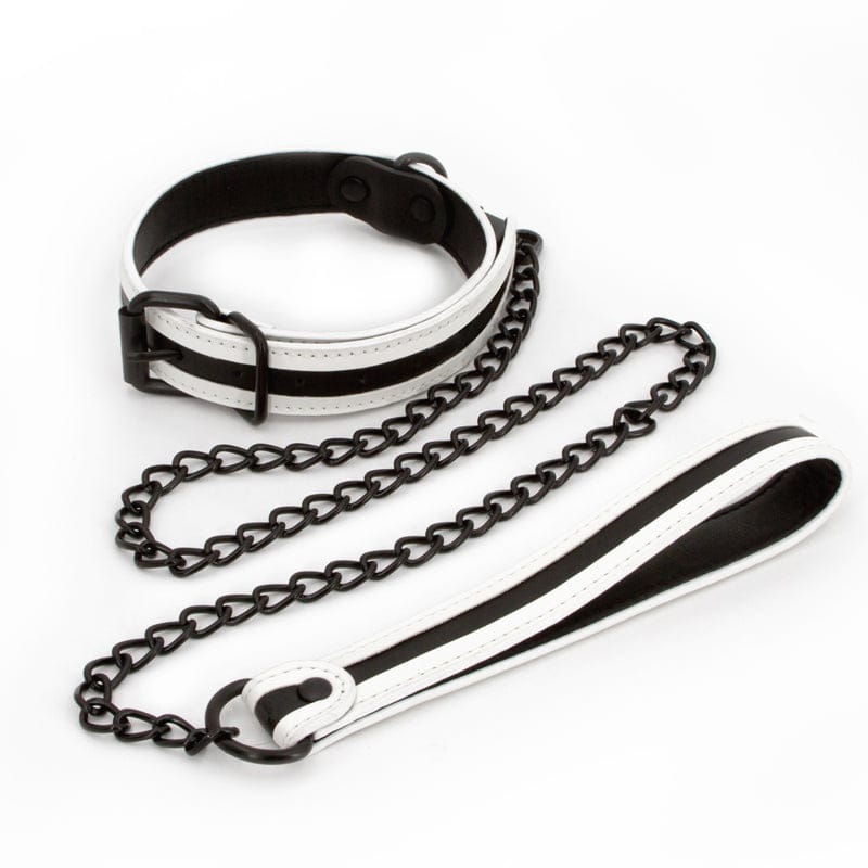 NS Novelties Glo Bondage Collar and Leash - Rolik®