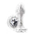NS Novelties Stardust Glam Glass Plug White - Rolik®
