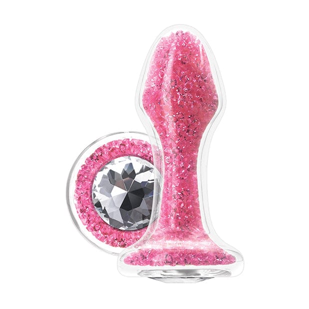 NS Novelties Stardust Glam Glass Plug Pink - Rolik®
