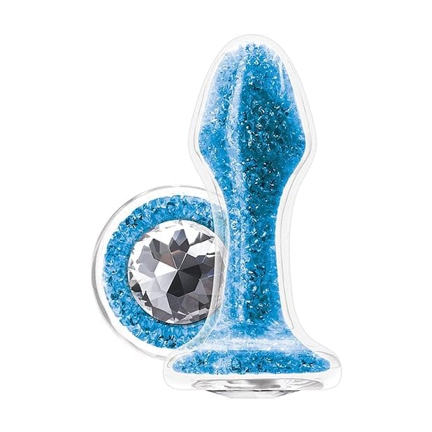 NS Novelties Stardust Glam Glass Plug Blue - Rolik®