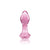 NS Novelties Crystal Rose Glass Anal Plug Pink - Rolik®