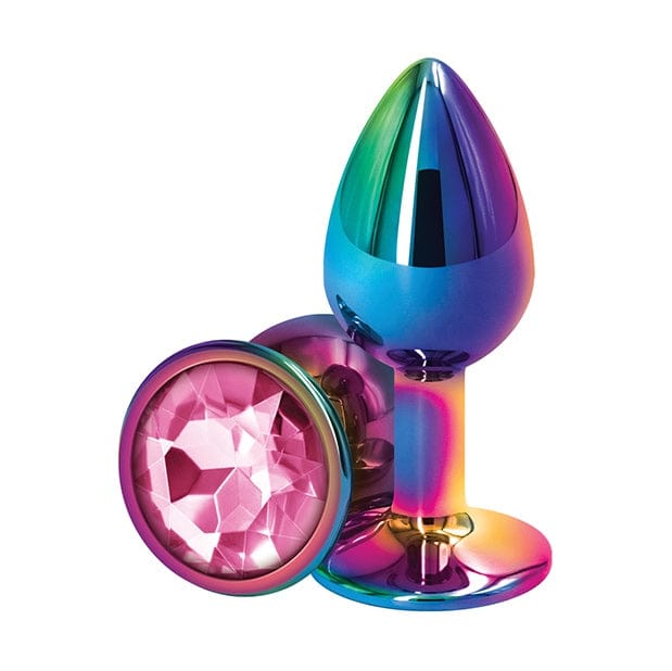 NS Novelties Rear Assets Multicolor Butt Plug Small Pink - Rolik®