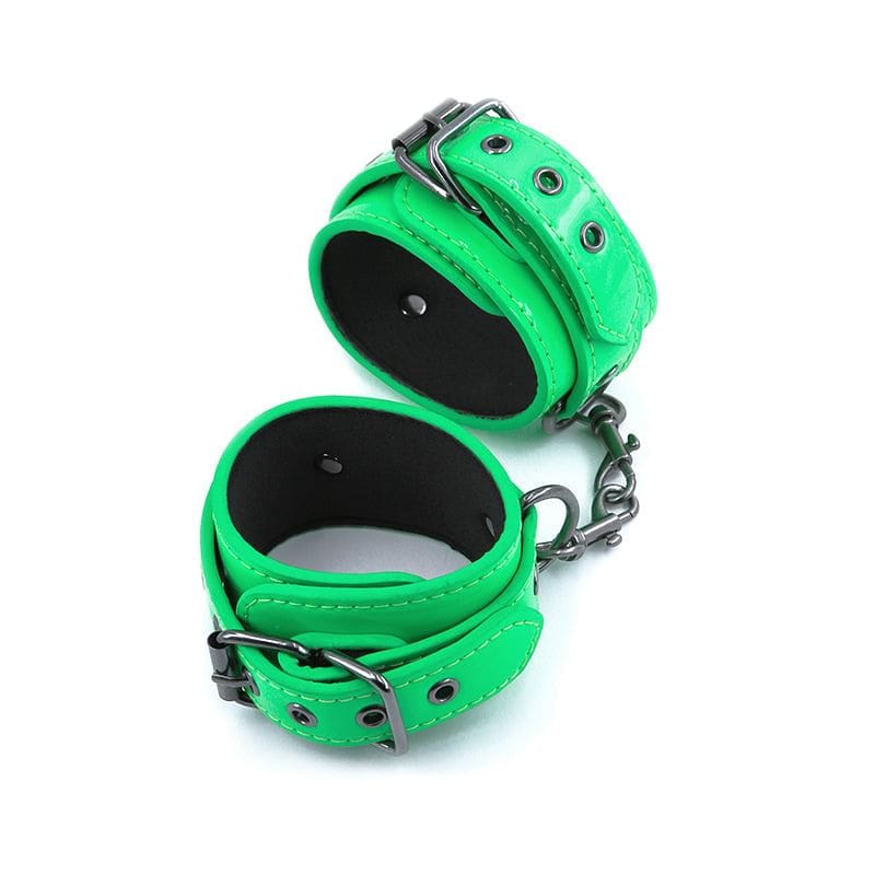 NS Novelties Electra Play Things Ankle Cuffs Green - Rolik®