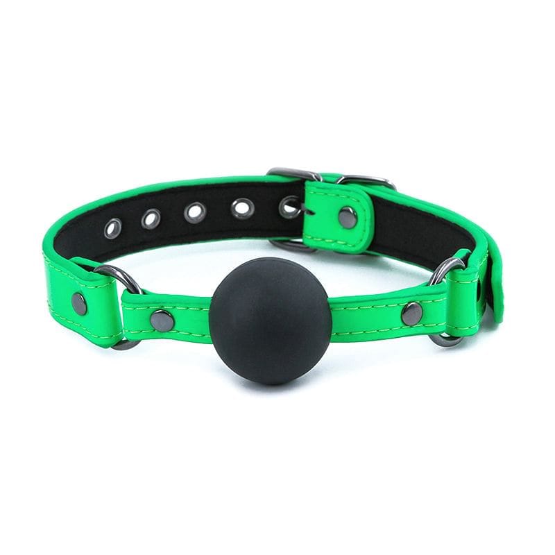 NS Novelties Electra Play Things Ball Gag Neon Green - Rolik®