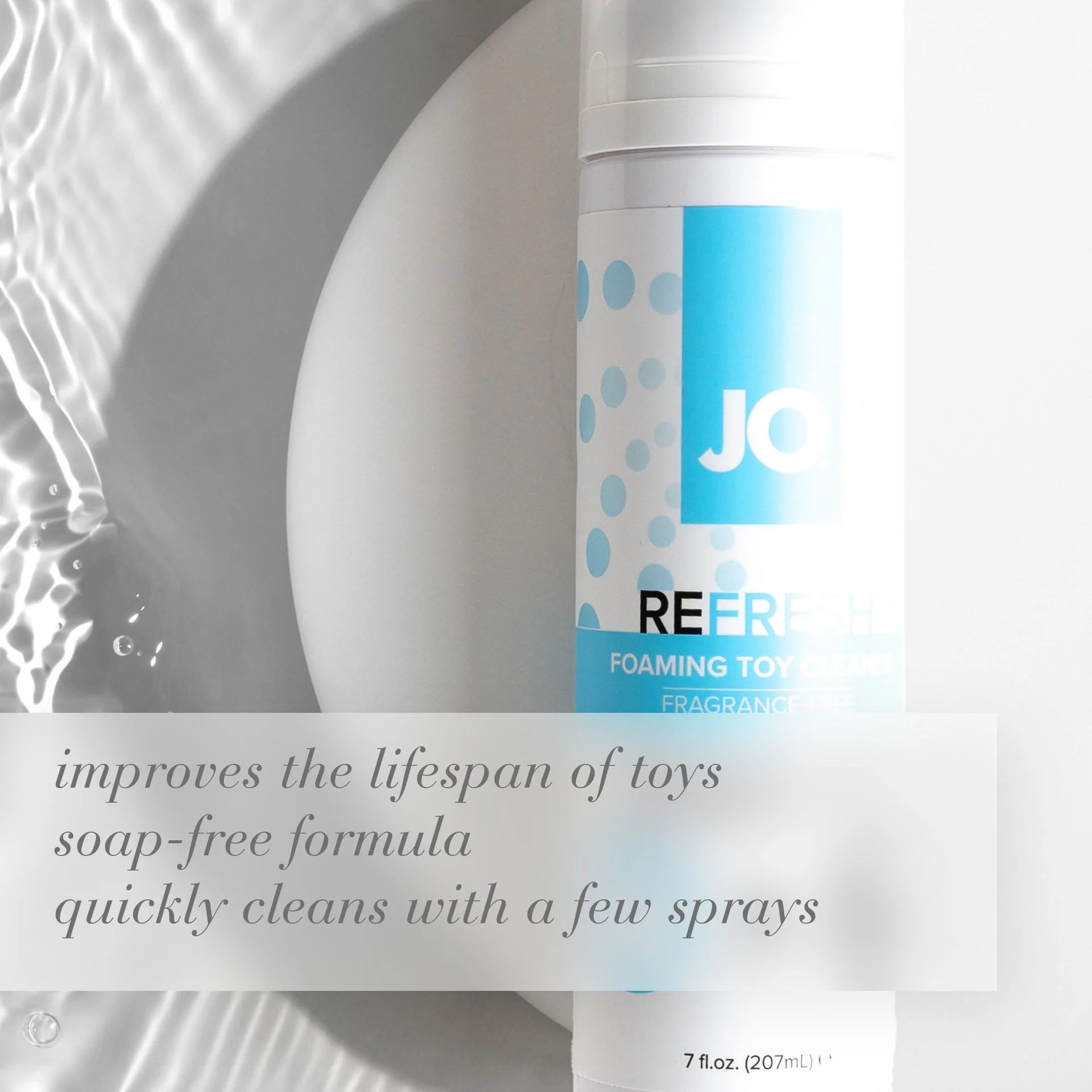 JO® Refresh Foaming Toy Cleaner - Rolik®