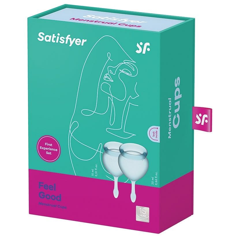 Satisfyer Feel Good Menstrual Cups Light Blue - Rolik®