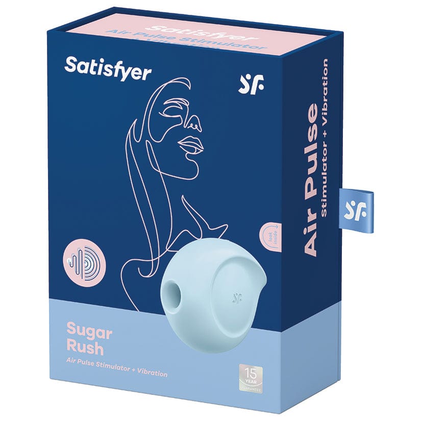 Satisfyer Sugar Rush Air Pulse Stimulator & Vibe Blue - Rolik®
