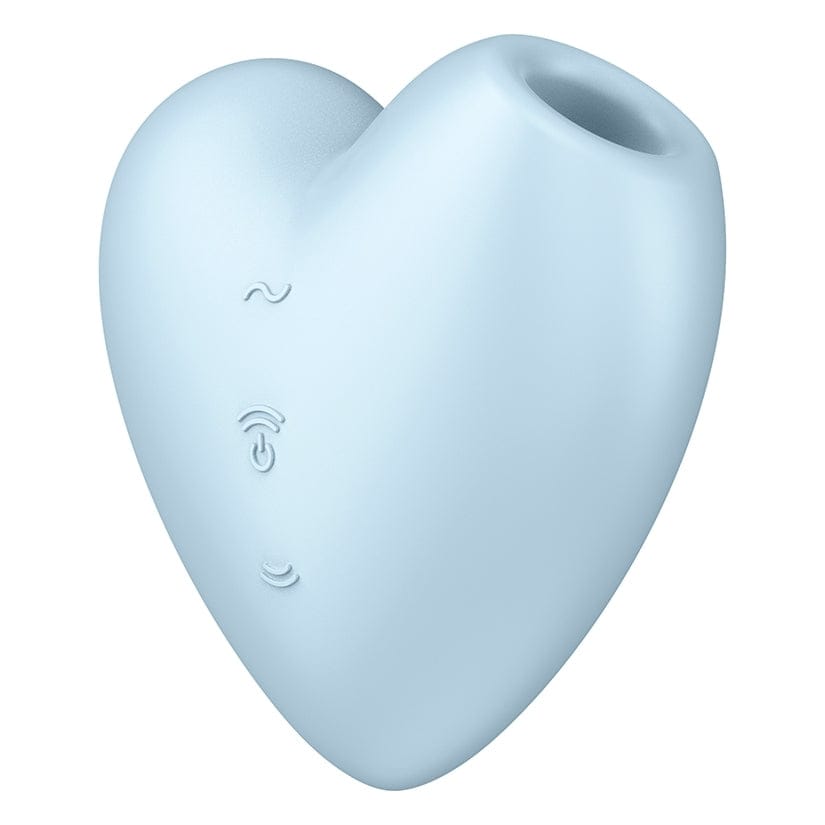 Satisfyer Cutie Heart Air Pulse Stimulator &amp; Vibe Blue - Rolik®