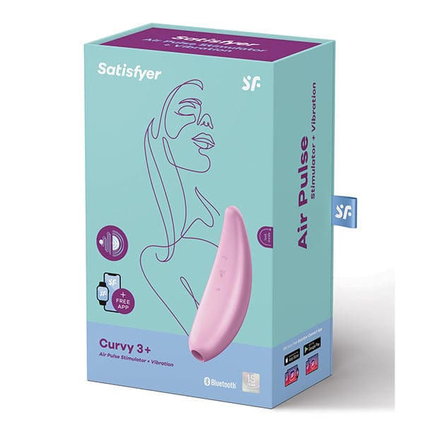 Satisfyer Curvy 3+ Air Pulse Stimulator Smart Vibe - Rolik®