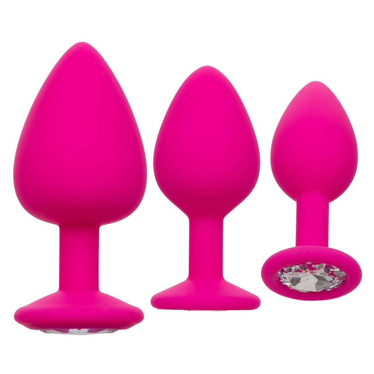 CalExotics® Cheeky™ Gems Anal Plugs Set of 3 Pink - Rolik®