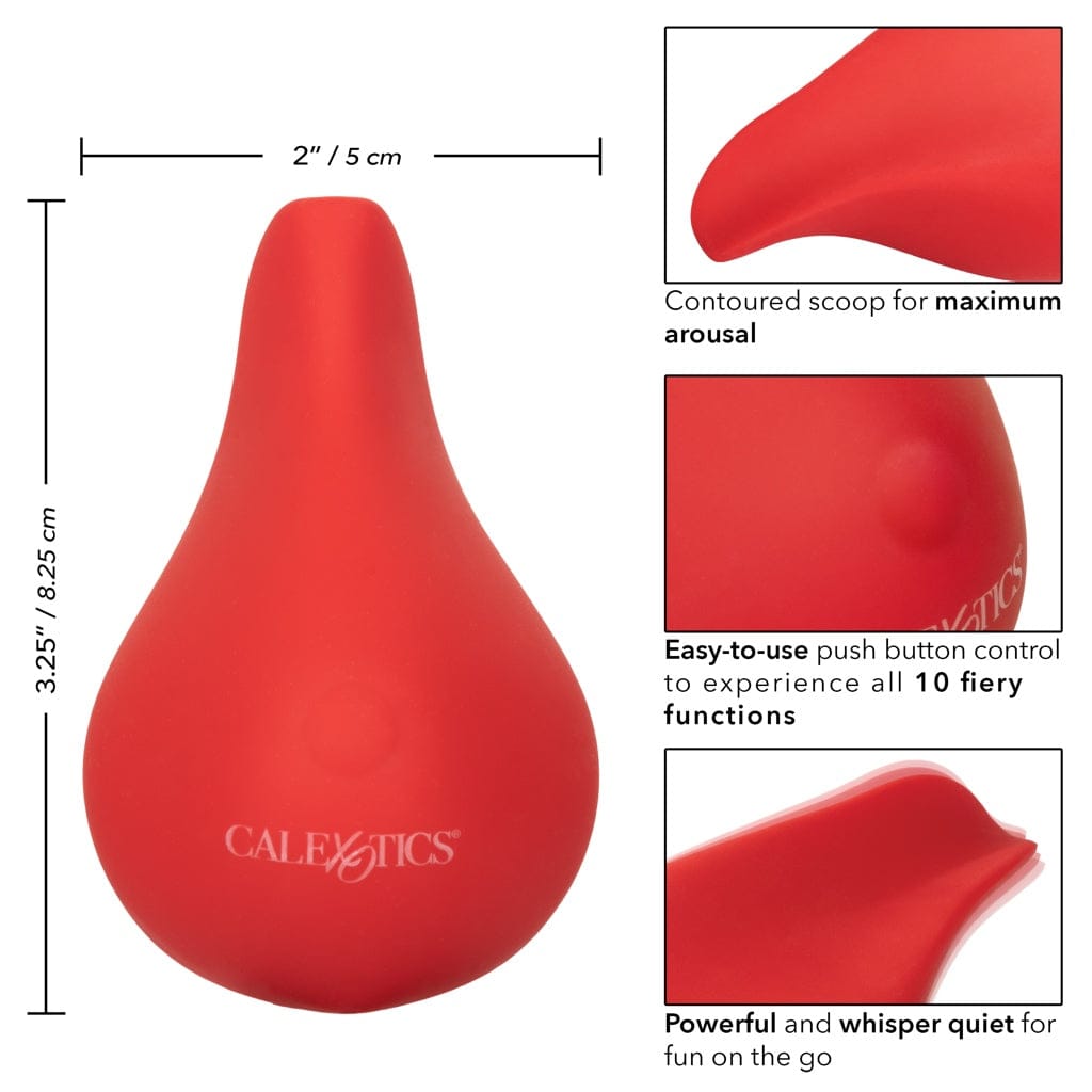 CalExotics® Red Hot Glow Vibe - Rolik®