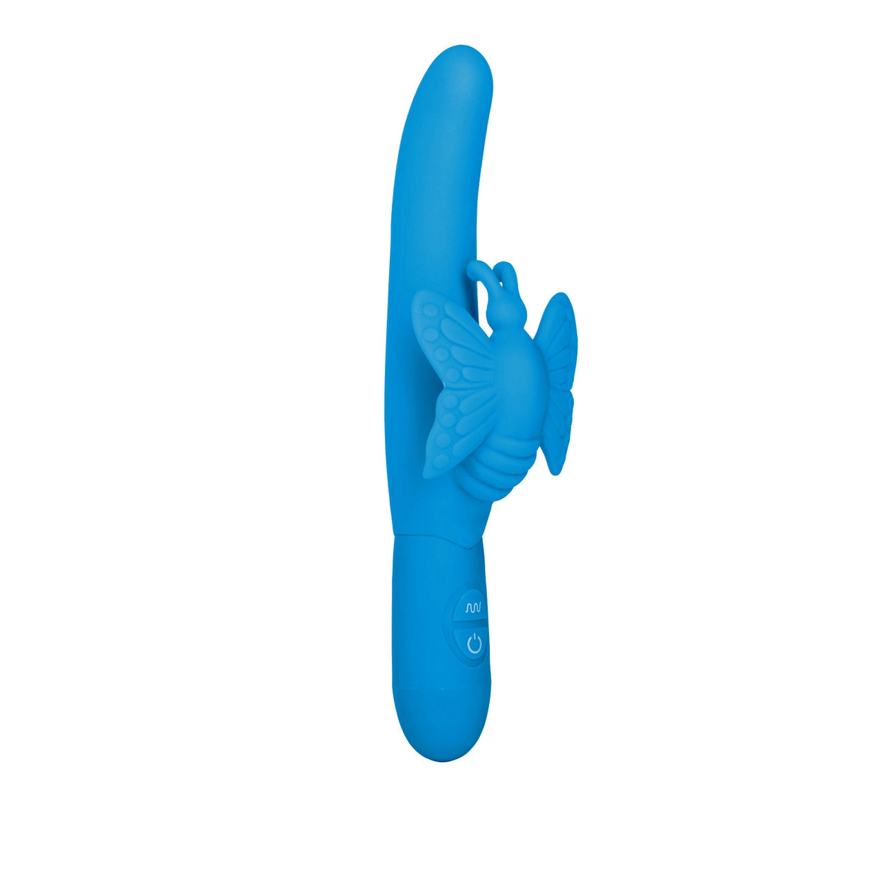 CalExotics® Posh 10-Function Silicone Fluttering Butterfly Vibe Blue - Rolik®