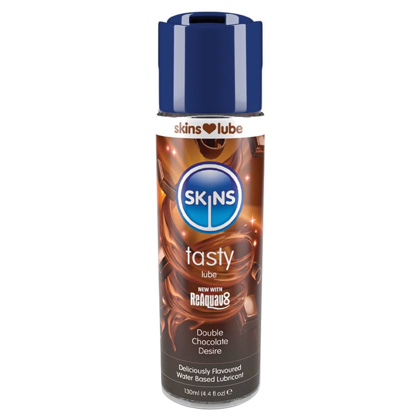 Skins Tasty Water-Based Flavored Lube Double Chocolate - Rolik®