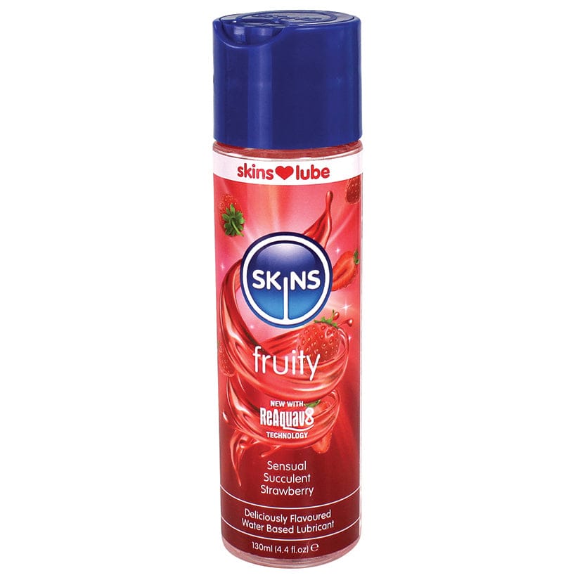 Skins Fruity Water-Based Flavored Lube Strawberry - Rolik®