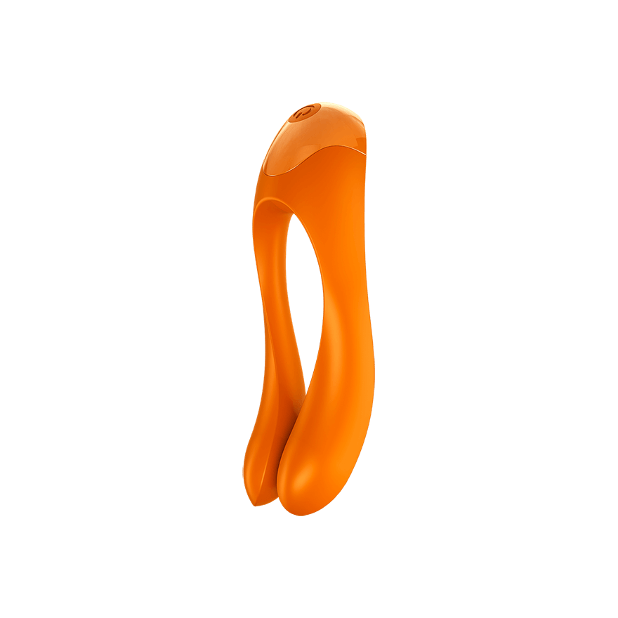 Satisfyer Candy Cane Finger Vibe Orange - Rolik®