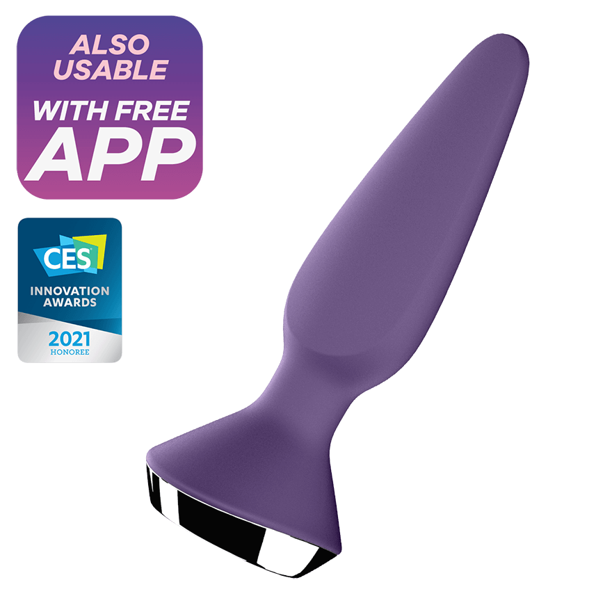 Satisfyer Plug-ilicious 1 Smart Vibrating Plug Purple - Rolik®