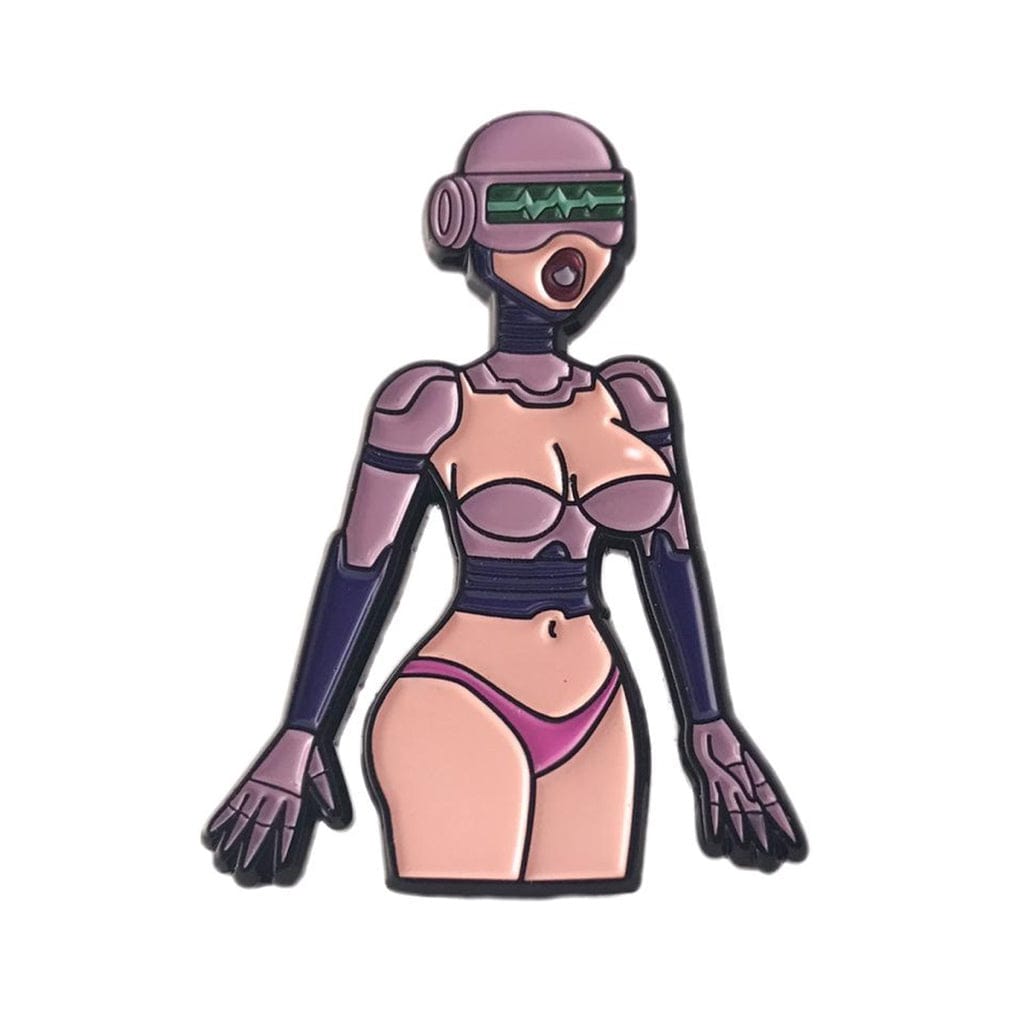 Sex Robot Enamel Pin - Geeky and Kinky - Rolik