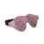 Spartacus™ Leather Blindfold w/ Snakeskin Print Pink - Rolik®