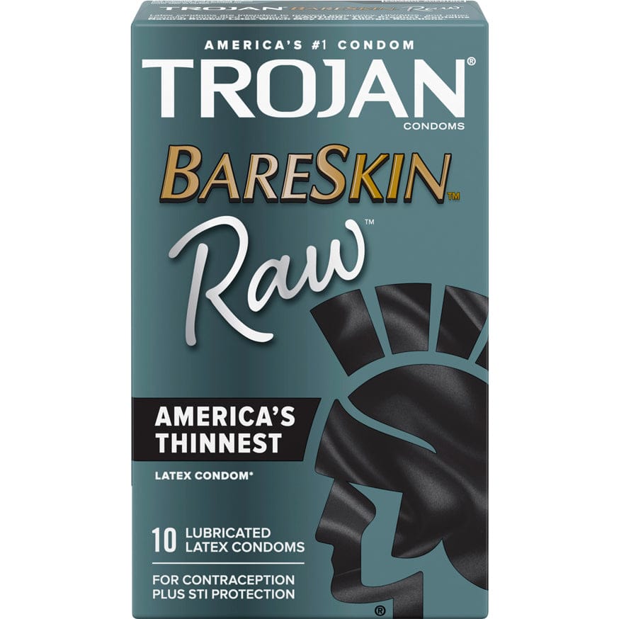 Trojan™ BareSkin™ Raw™ Thin Condoms 10-Pack - Rolik®