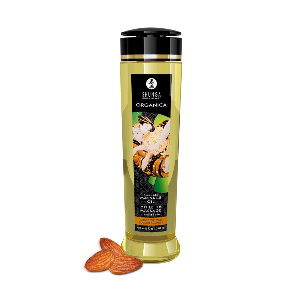 Shunga Organica Kissable Massage Oil Almond Sweetness - Rolik®