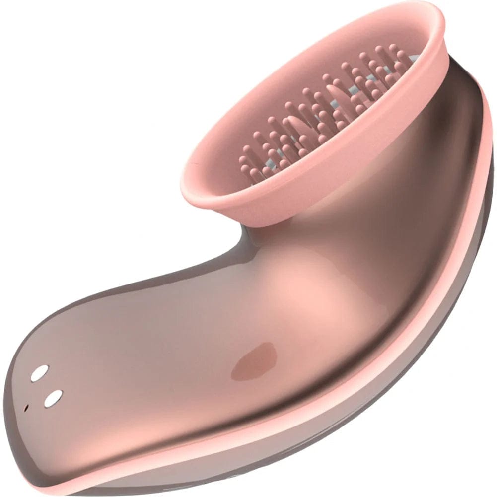 Twitch Hands-Free Suction + Vibration Toy Rose Gold - Rolik®