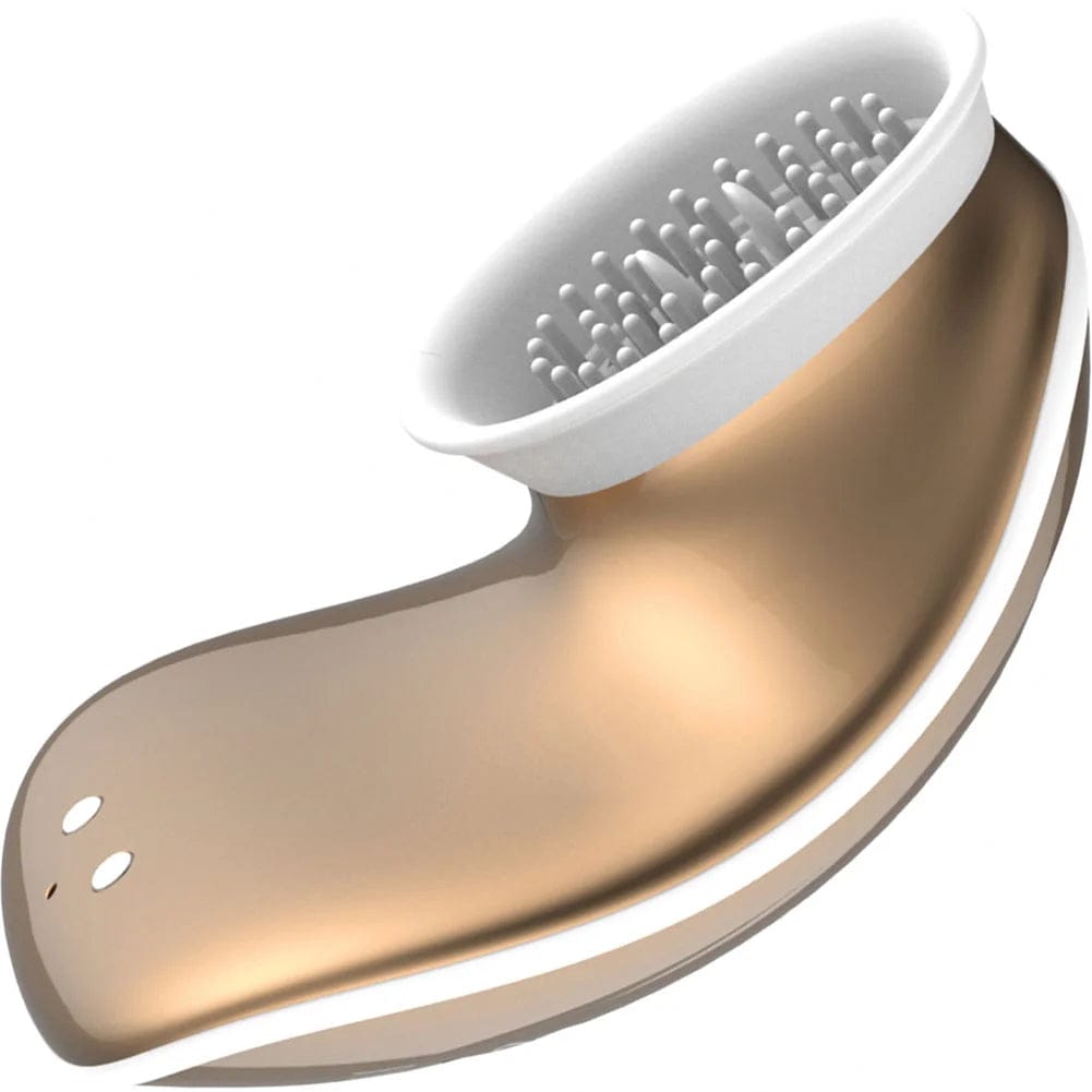 Twitch Hands-Free Suction + Vibration Toy Gold - Rolik®