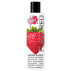 Wet® Flavored Water-Based Lube Strawberry - Rolik®