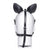 XR Brands® Master Series® Dark Horse Pony Head Harness With Silicone Bit - Rolik®