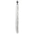 XR Brands® Tailz™ Extra Long Tail Metal Anal Plug White - Rolik®
