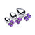 XR Brands® Violet Flower Gem Anal Plug Set - Rolik®