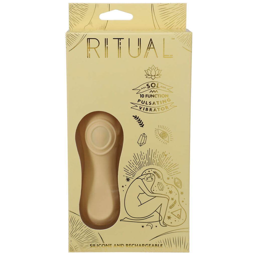 Doc Johnson® Ritual Sol Rechargeable Silicone Pulsating Vibe - Rolik®