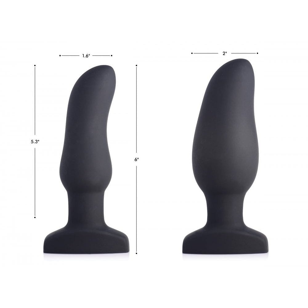 Swell Remote Inflatable 10X Vibrating Curved Anal Plug - Rolik®