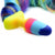 XR Brands® Tailz™ Rainbow Unicorn Tail Anal Plug - Rolik®