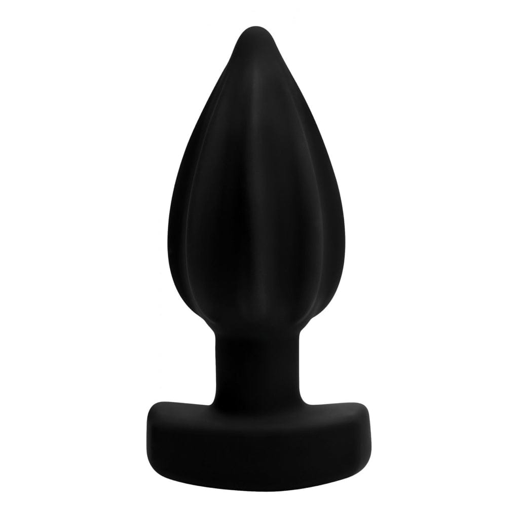 XR Brands® Ass Thumpers™ The Assterisk 10X Ribbed Silicone Remote Control Vibrating Butt Plug - Rolik®
