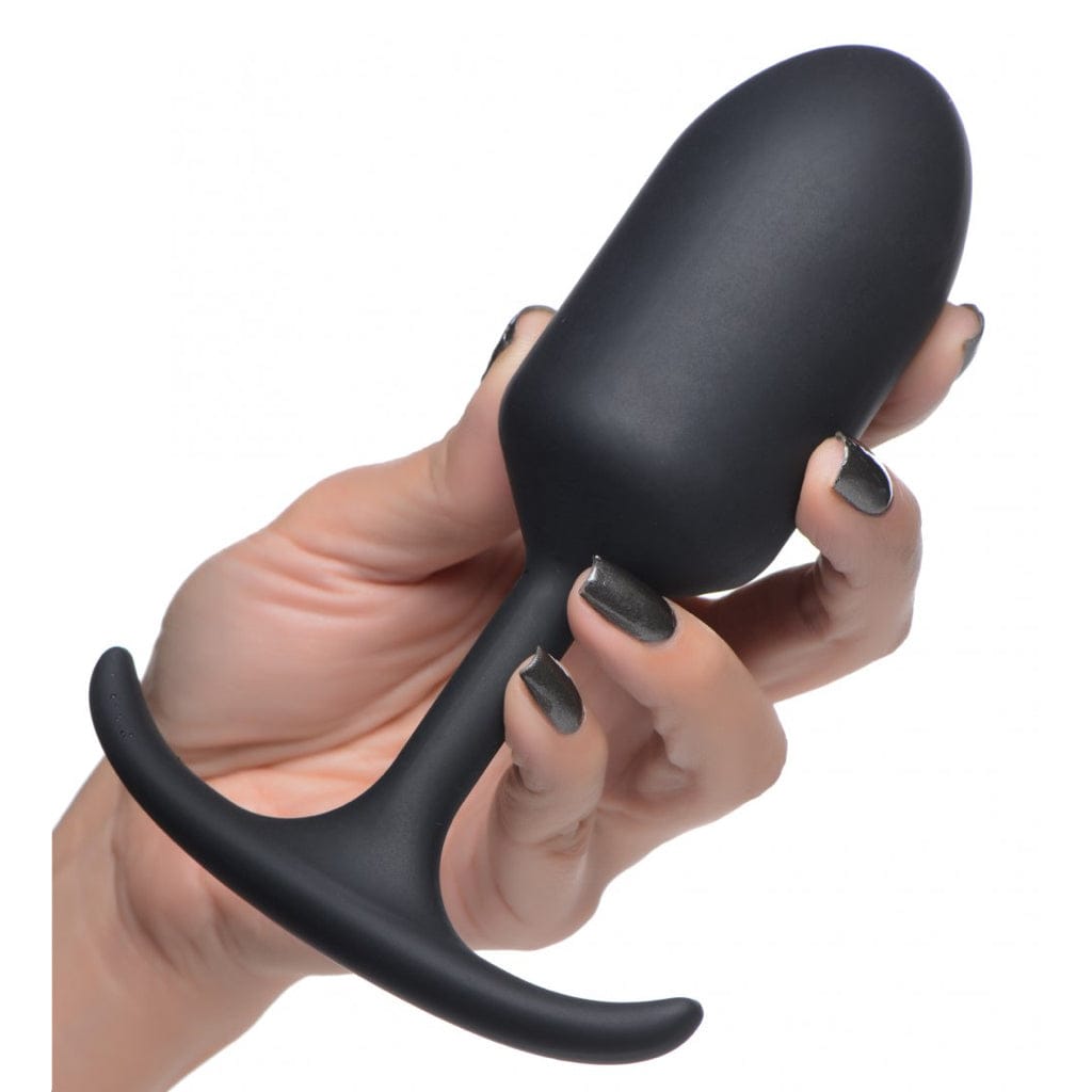 XR Brands® Heavy Hitters™ Premium Silicone Weighted Anal Plug Large - Rolik®