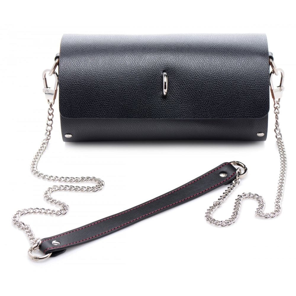 XR Brands® Master Series Kinky Clutch Black Bondage Set with Carrying Case - Rolik®